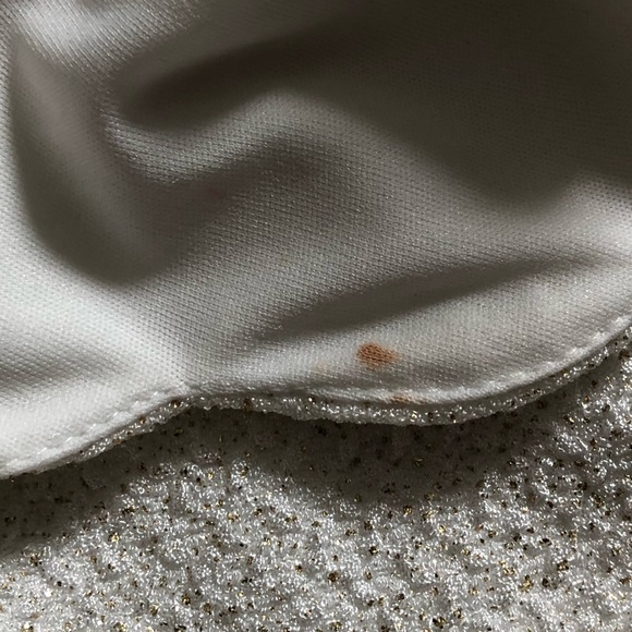 Altar’d State Women’s Sleeveless Scallop V-Neck Knit Skater Dress, White Small - Picture 8 of 11